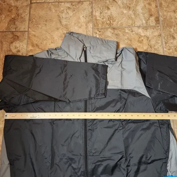 Columbia Glennaker Lake II Rain Jacket Men’s 2X Black/Grey NWT - Picture 6 of 10
